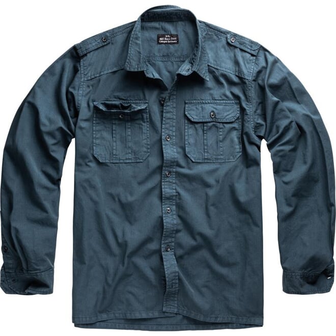 Levně Košile M65 Basic Shirt 1/1 navy L