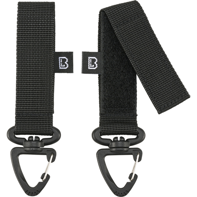 Brandit Poutko taktické s karabinou Belt and Molle Loop Carabiner černé