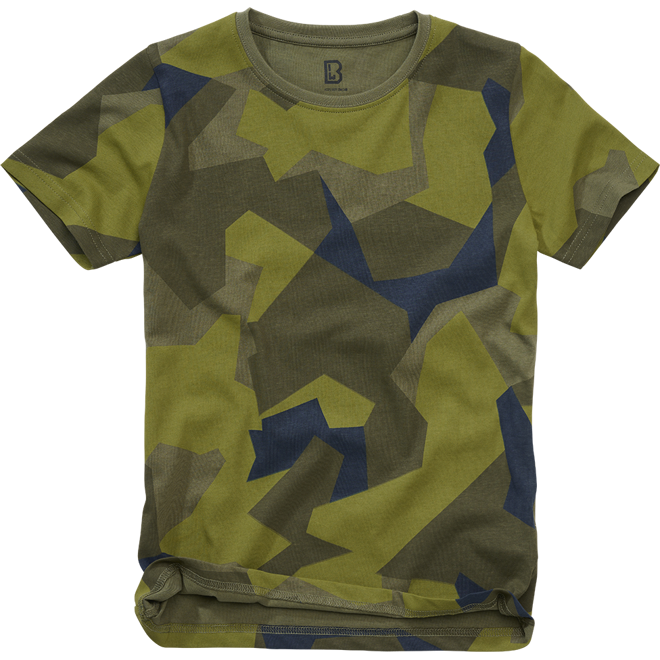 Levně Brandit Tričko dětské Kids T-Shirt švédská M90 122/128