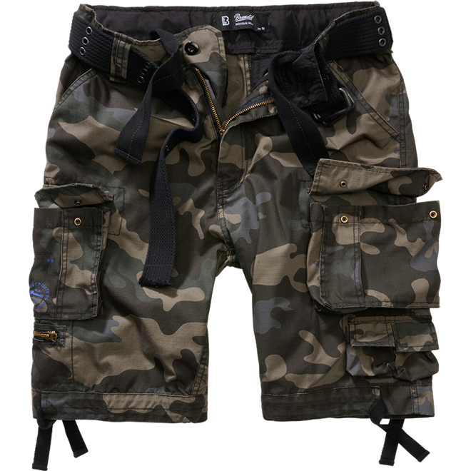 Brandit Kalhoty krátké Savage Ripstop Shorts darkcamo 7XL