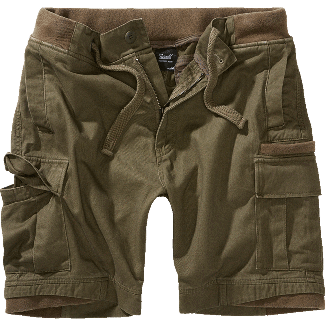 Brandit Kalhoty krátké Packham Vintage Shorts olivové M