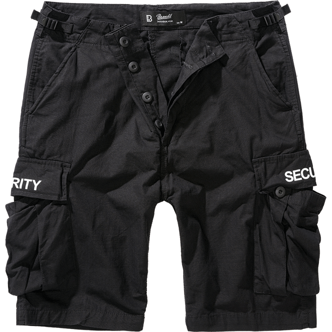 Brandit Kalhoty krátké Security BDU Ripstop Shorts černé S
