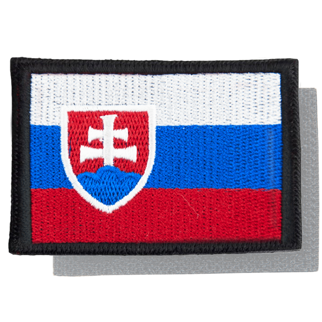 Nášivka: Vlajka Slovensko [80x50] [ssz]