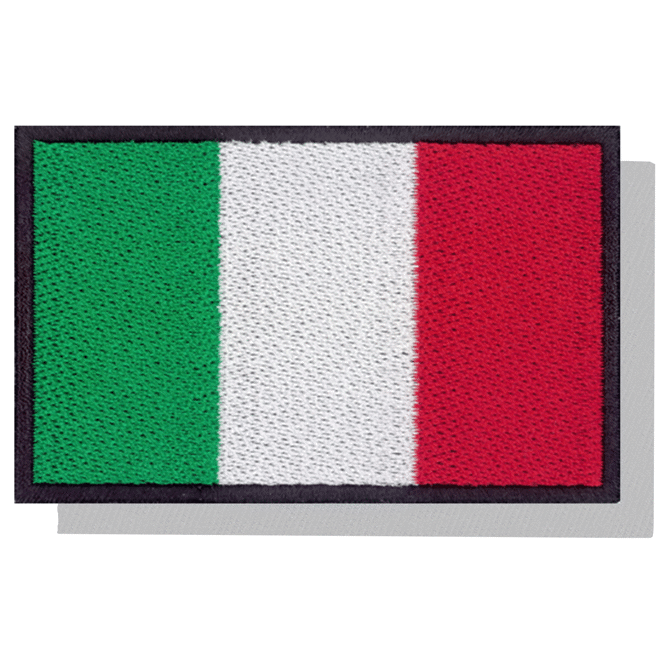 Levně Nášivka: Vlajka Itálie [80x50] [ssz]