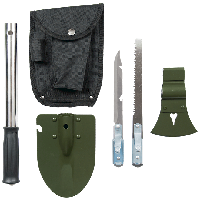 Multifunction-set, 6 in 1, with bag