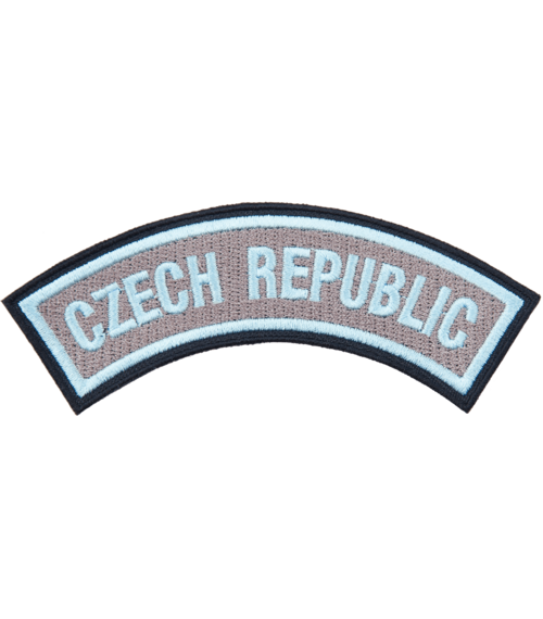 Nášivka: CZECH REPUBLIC - domovenka [celovyšitá] [bsz]