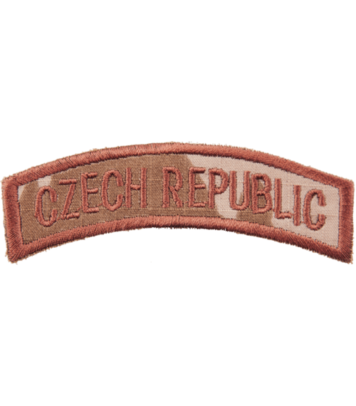 Nášivka: CZECH REPUBLIC [oblouková] [bsz]