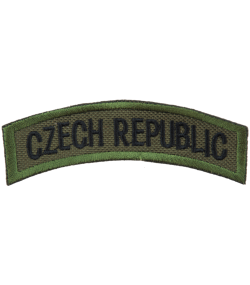 Nášivka: CZECH REPUBLIC [oblouková] [bsz]