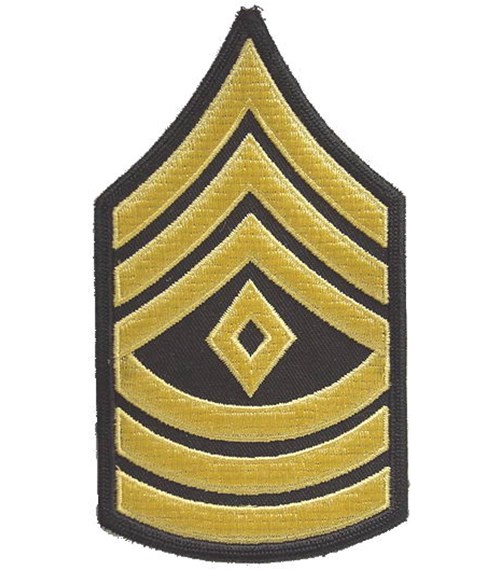 Nášivka: Hodnost US ARMY rukávová First Sergeant