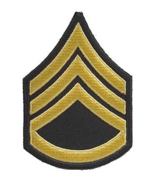 Nášivka: Hodnost US ARMY rukávová Staff Sergeant