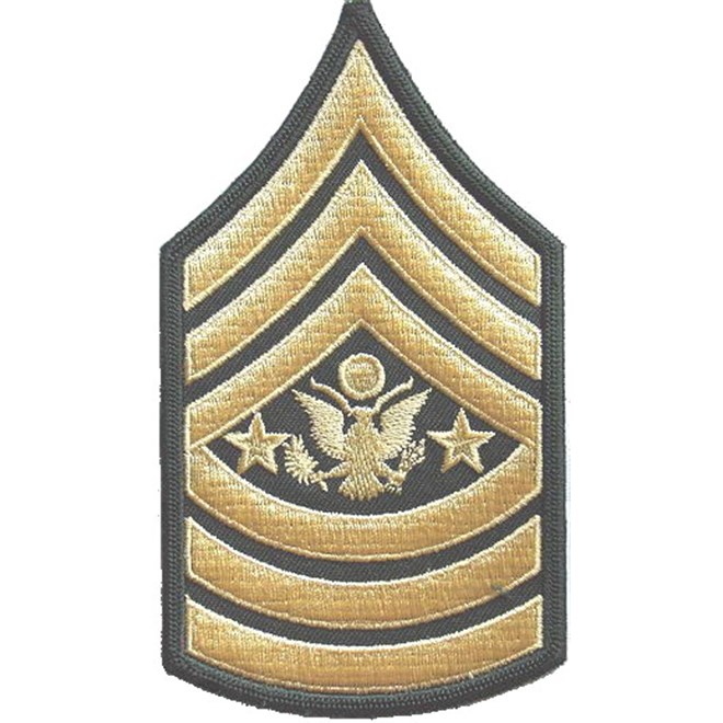 Nášivka: Hodnost US ARMY rukávová Sergeant Major of the Army