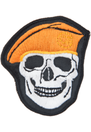 Nášivka: Lebka s baretem [oran