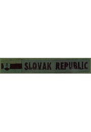 Nášivka: SLOVAK REPUBLIC obdél