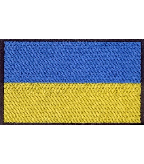 Nášivka: Vlajka Ukrajina [80x5