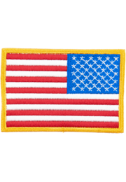 Nášivka: Vlajka USA [zrcadlová