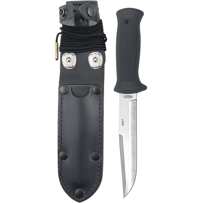 Nůž útočný AČR UTON - komplet s černým pouzdrem POLICIE