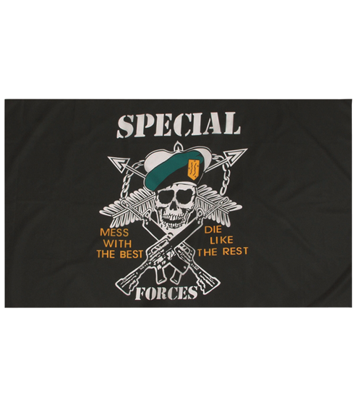 Vlajka: s motivem SPECIAL FORC