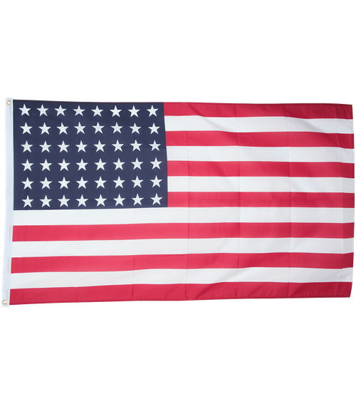 Vlajka: USA [tištěná, 48 hvězd
