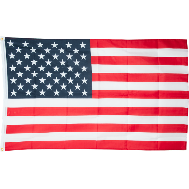 Vlajka: USA [tištěná, 50 hvězd]