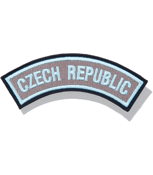 Nášivka: CZECH REPUBLIC - domovenka [celovyšitá] [ssz]