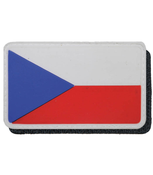 Nášivka gumová 3D: Vlajka Česk