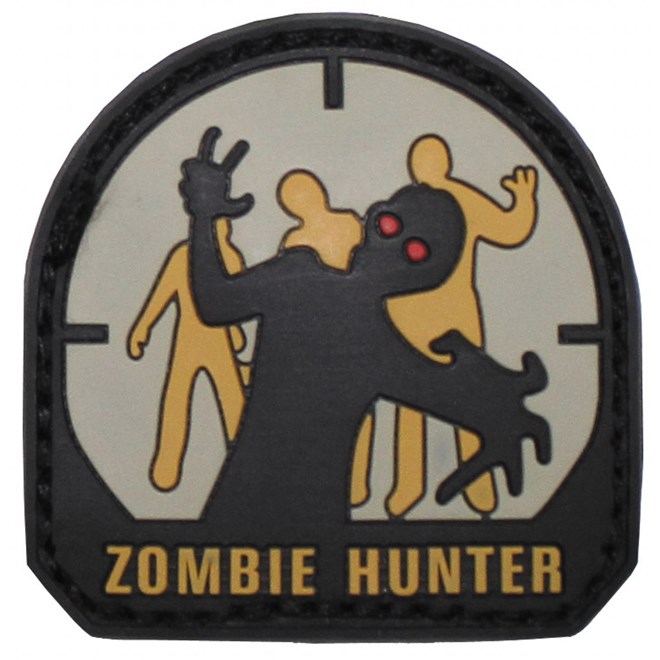 Nášivka gumová 3D: Zombie Hunter