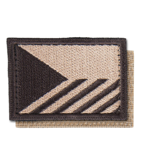 Nášivka: Vlajka Česká republika se šikmými pruhy [55x38] [ssz]