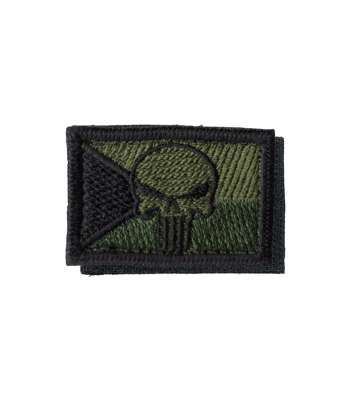 Nášivka: Vlajka Česká republika PUNISHER [40x26] [ssz]