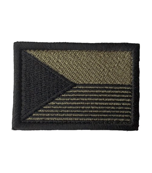 Nášivka: Vlajka Česká republika s vodorov. proužky [55x38] [bsz]