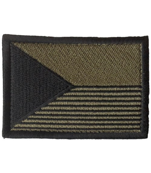 Nášivka: Vlajka Česká republika s vodorov. proužky [64x44] [bsz]