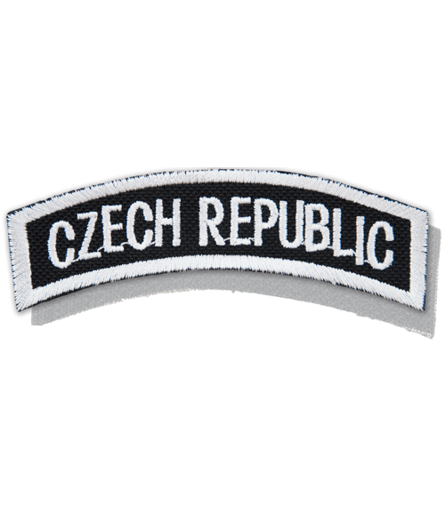 Nášivka: CZECH REPUBLIC [oblou