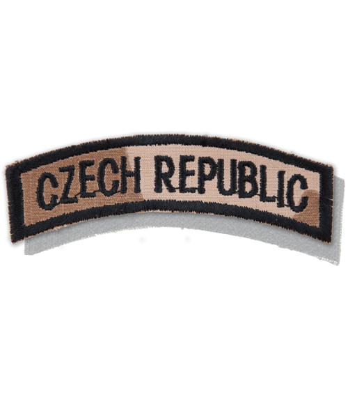 Nášivka: CZECH REPUBLIC [oblou