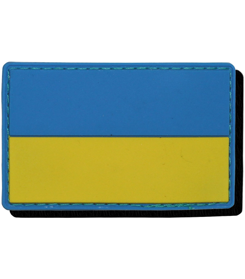 Nášivka gumová 3D: Vlajka Ukrajina
