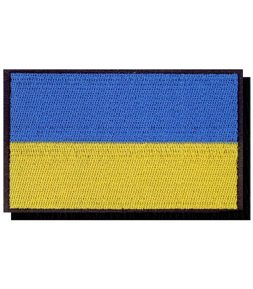 Nášivka: Vlajka Ukrajina [80x5