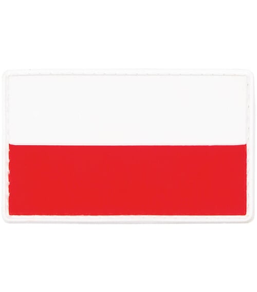 Nášivka gumová 3D: Vlajka Polsko
