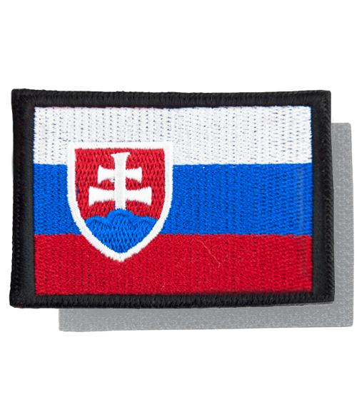 Nášivka: Vlajka Slovensko [80x