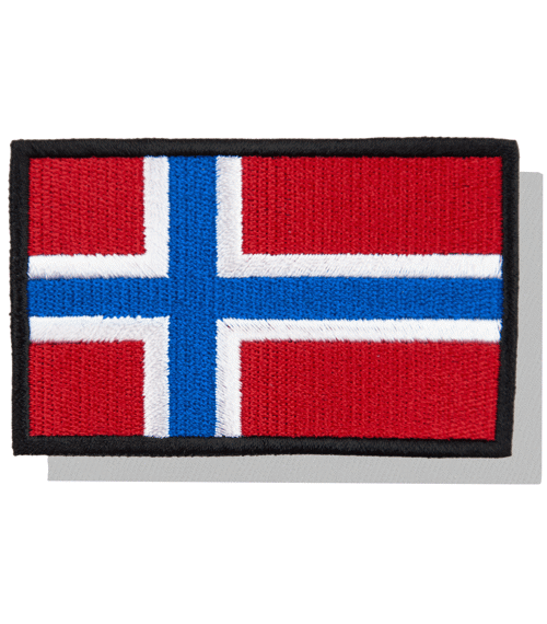 Nášivka: Vlajka Norsko [80x50]
