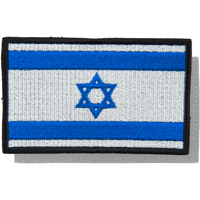 Nášivka: Vlajka Izrael [80x50] [ssz]
