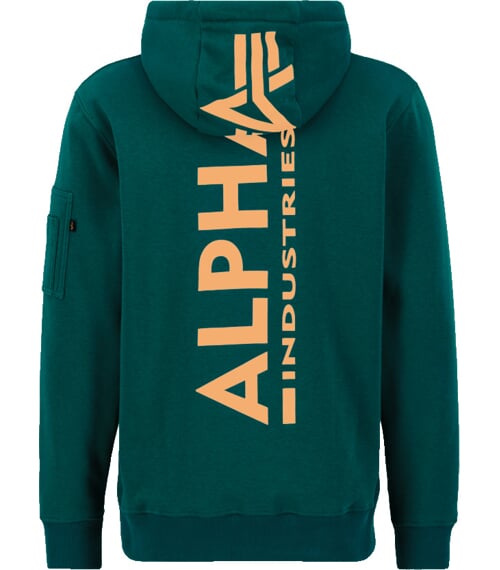 Mikina Alpha Back Print Hoody